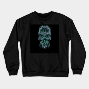 Electroluminated Skull - Blend Crewneck Sweatshirt